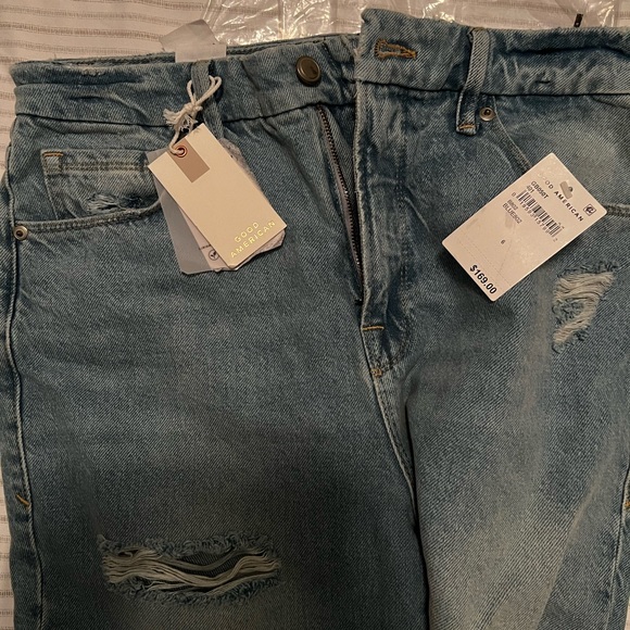 NWT Good American Good Boy Blue802 - Picture 9 of 10